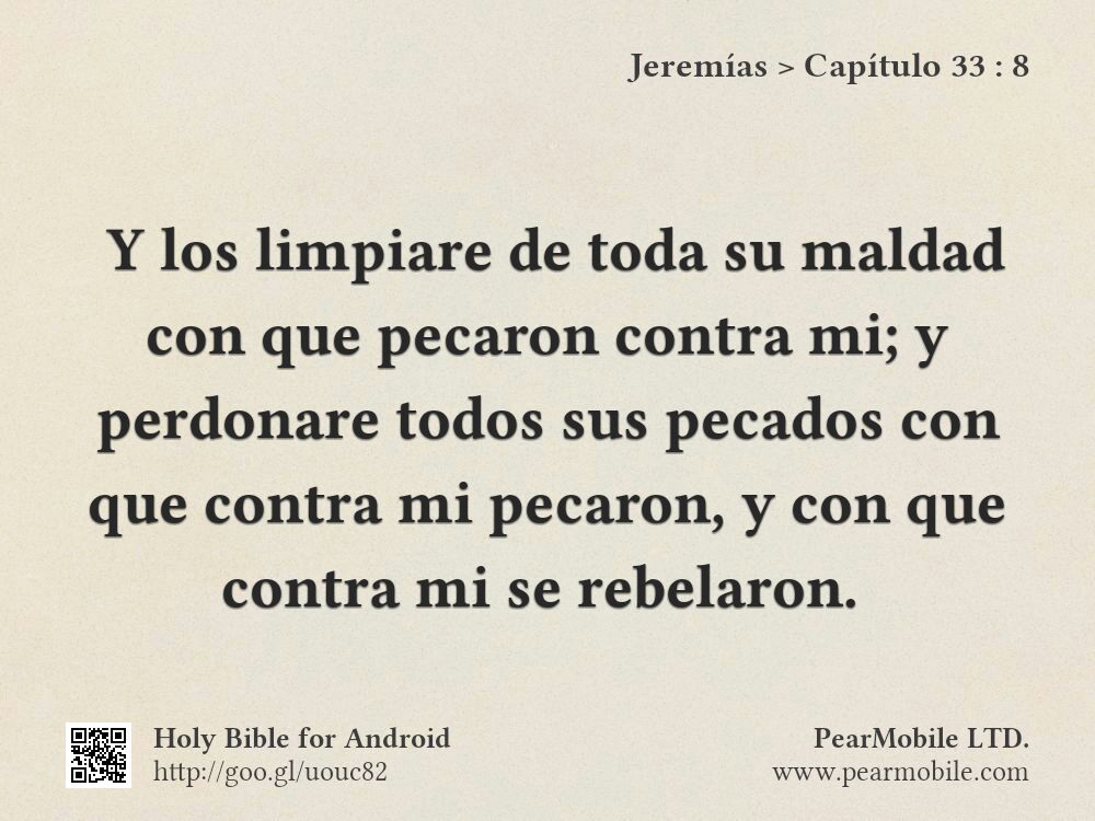 Jeremías, Capítulo 33:8